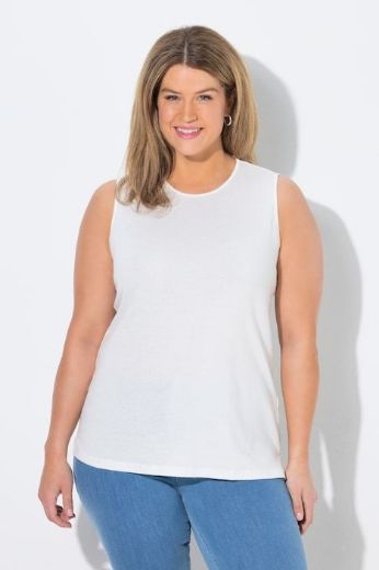 Plus size veliki brojevi Top rebrastog uzorka za punije