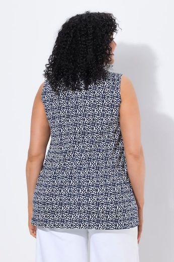 Plus size veliki brojevi Majica bez rukava A kroja za punije