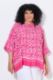Veliki brojevi Bluza 3/4 rukava asimetričnog kroja moda za punije