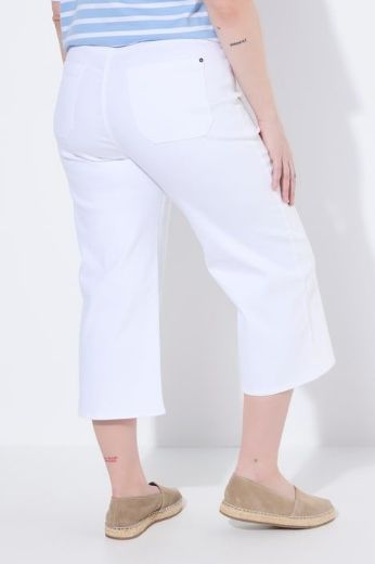Plus size veliki brojevi Traperice skraćenih nogavica za punije
