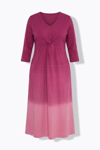 Plus size veliki brojevi Haljina maxi 3/4 rukava za punije