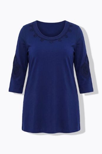 Plus size veliki brojevi Majica 3/4 rukava za punije