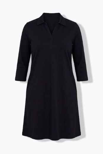 Plus size veliki brojevi Haljina midi 3/4 rukava za punije