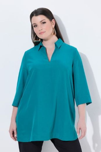 Plus size veliki brojevi Tunika 3/4 rukava a kroja za punije