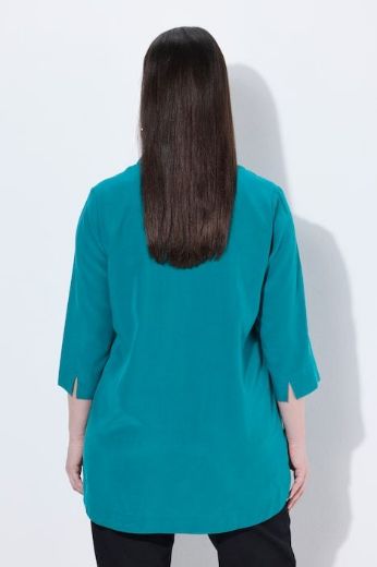 Plus size veliki brojevi Tunika 3/4 rukava a kroja za punije