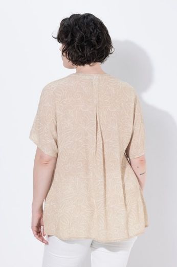 Plus size veliki brojevi Bluza kratkih rukava A kroja za punije