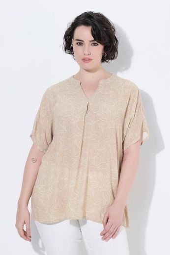 Plus size veliki brojevi Bluza kratkih rukava A kroja za punije