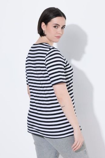 Plus size veliki brojevi Majica kratkih rukava V ovratnika za punije