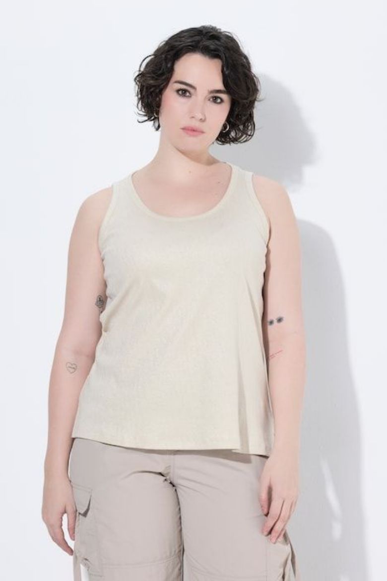 Plus size veliki brojevi Majica bez rukava za punije