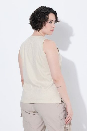 Plus size veliki brojevi Majica bez rukava za punije