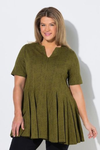 Plus size veliki brojevi Tunika kratkih rukava za punije