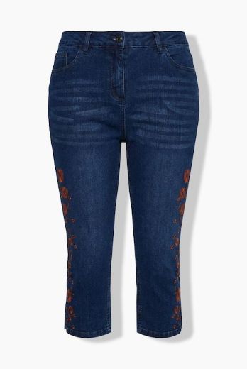 Plus size veliki brojevi Traperice capri za punije