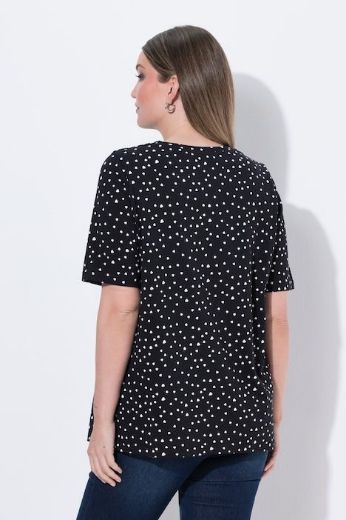 Plus size veliki brojevi Majica kratkih rukava V ovratnika za punije