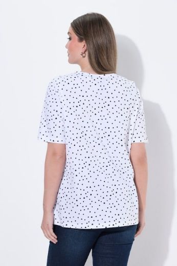 Plus size veliki brojevi Majica kratkih rukava V ovratnika za punije