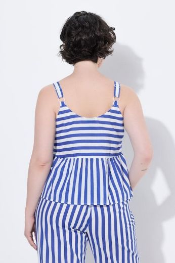 Plus size veliki brojevi Top na pruge za punije
