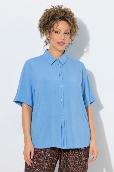 Veliki brojevi Bluza kratkih rukava A kroja moda za punije