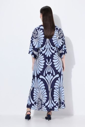 Plus size veliki brojevi Haljina maxi 3/4 rukava za punije