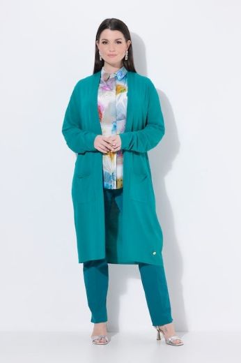 Plus size veliki brojevi Kardigan dužeg kroja za punije