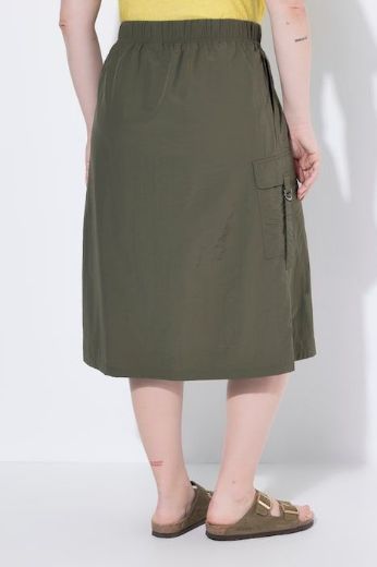 Plus size veliki brojevi Suknja midi A kroja za punije