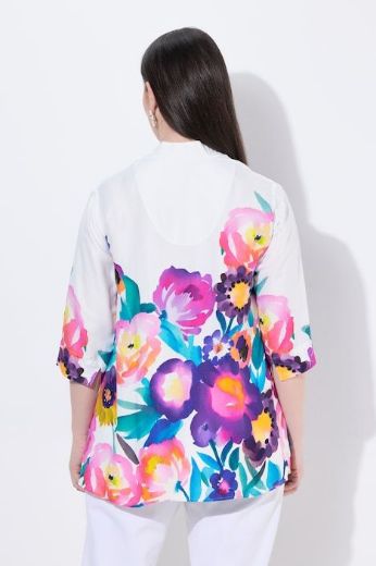 Plus size veliki brojevi Bluza 3/4 rukava A kroja za punije