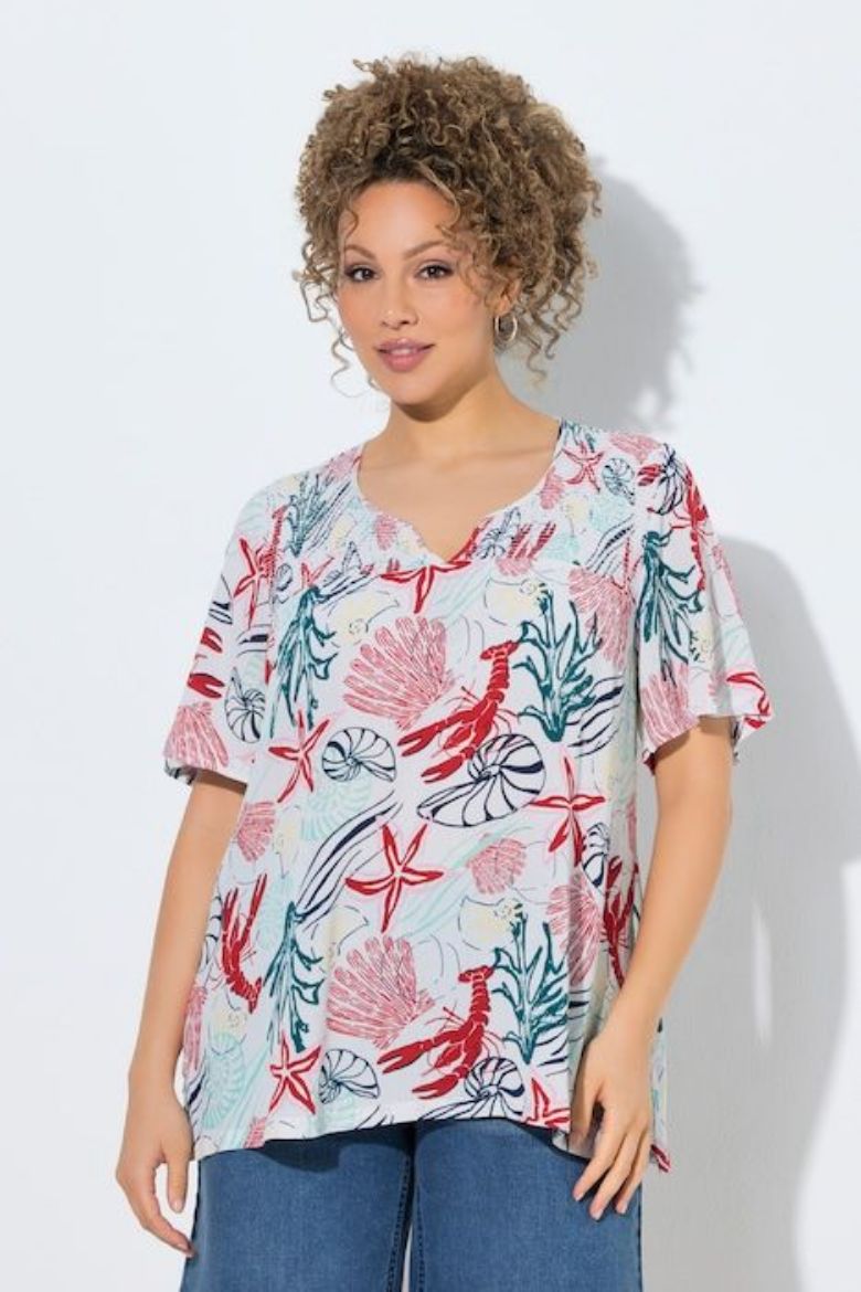 Plus size veliki brojevi Bluza kratkih rukava za punije