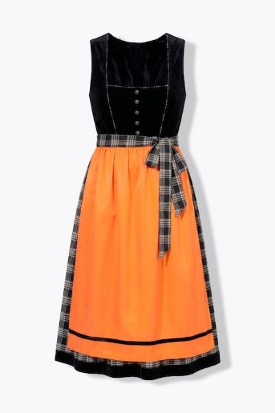 Veliki brojevi Haljina dirndl moda za punije