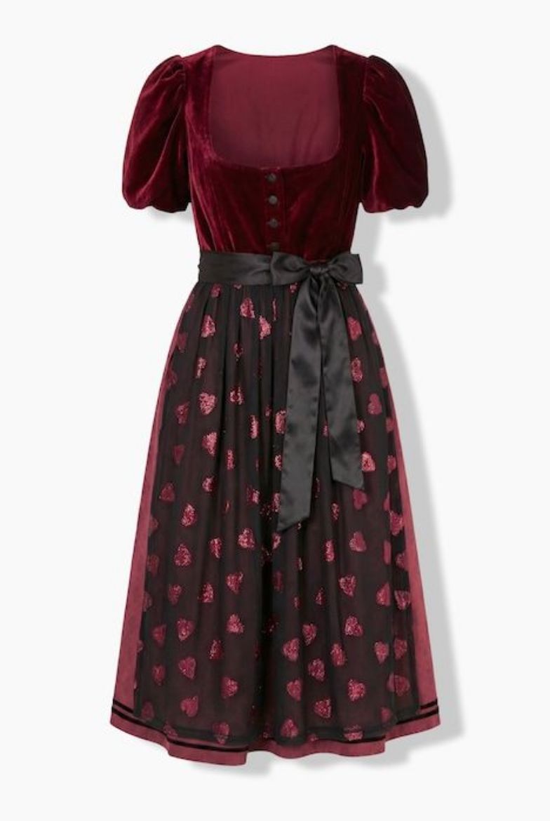Plus size veliki brojevi Haljina dirndl za punije