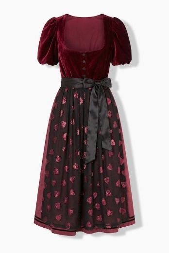 Plus size veliki brojevi Haljina dirndl za punije