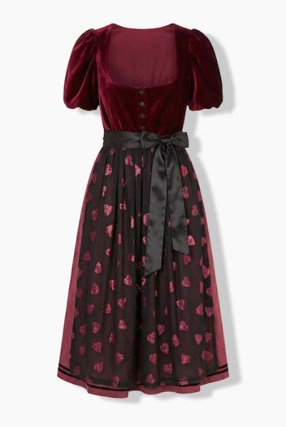 Veliki brojevi Haljina dirndl moda za punije