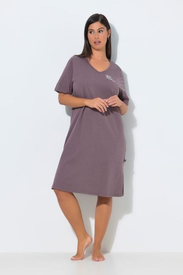 Plus size veliki brojevi Spavaćica kratkih rukava za punije