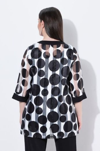 Plus size veliki brojevi Bluza 3/4 rukava A kroja za punije