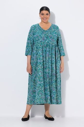 Plus size veliki brojevi Haljina maxi 3/4 rukava za punije