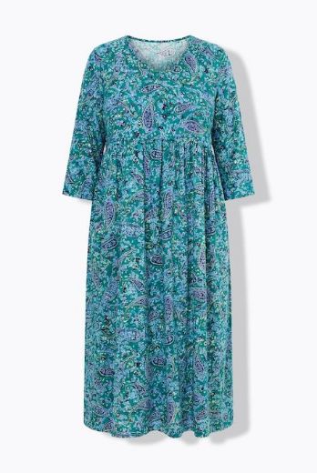Plus size veliki brojevi Haljina maxi 3/4 rukava za punije