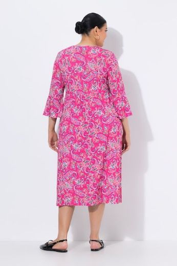 Plus size veliki brojevi Haljina maxi 3/4 rukava za punije