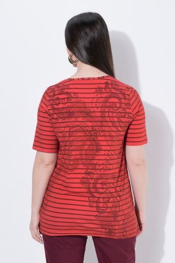 Plus size veliki brojevi Majica kratkih rukava A kroja za punije