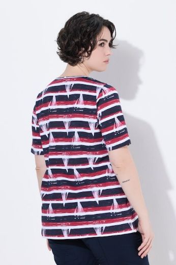 Plus size veliki brojevi Majica kratkih rukava A kroja za punije