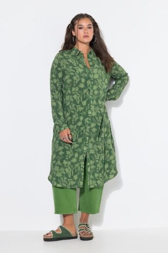 Plus size veliki brojevi Bluza dugih rukava dužeg kroja za punije