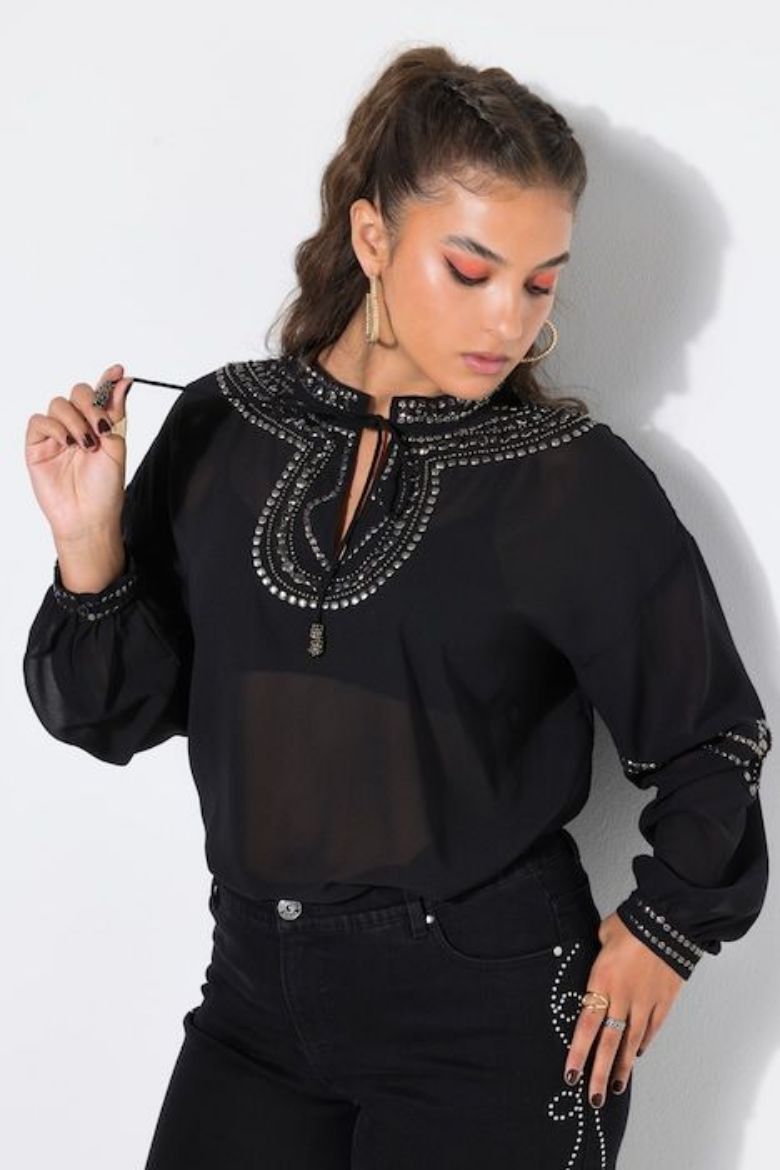 Plus size veliki brojevi Bluza dugih rukava za punije
