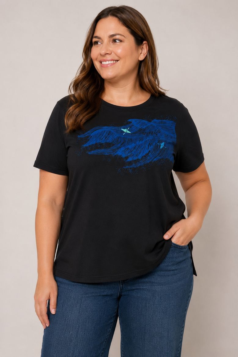 Plus size veliki brojevi Majica kratkih rukava za punije