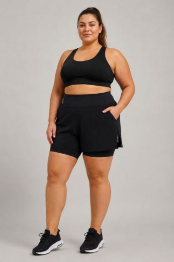 Plus size veliki brojevi Hlače sportske kratkih nogavica za punije