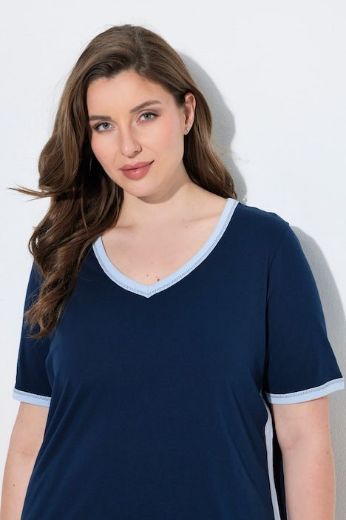 Plus size veliki brojevi Pidžama dvodijelna kratkih rukava za punije