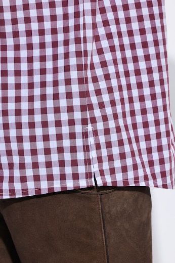 Plus size veliki brojevi Košulja dugih rukava karirana za punije