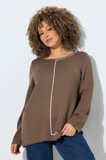 Plus size veliki brojevi Pulover dugih rukava za punije