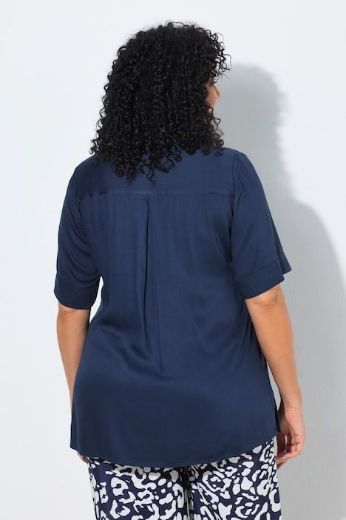 Plus size veliki brojevi Bluza kratkih rukava s okruglim izrezom za punije