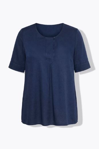 Plus size veliki brojevi Bluza kratkih rukava s okruglim izrezom za punije