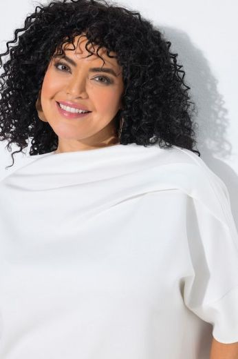 Plus size veliki brojevi Majica kratki rukavi lađa ovratnik za punije