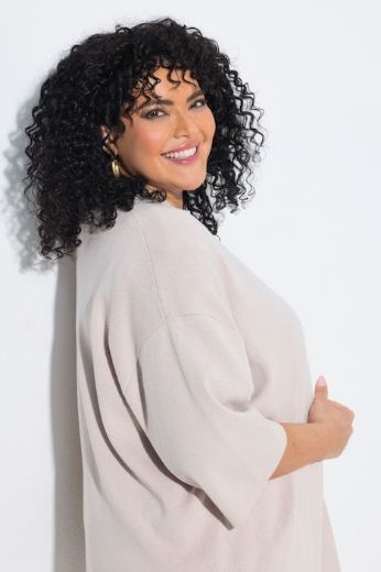 Plus size veliki brojevi Kardigan širokih 3/4 rukava za punije