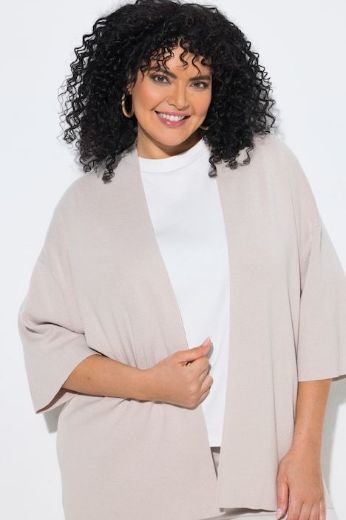 Plus size veliki brojevi Kardigan širokih 3/4 rukava za punije