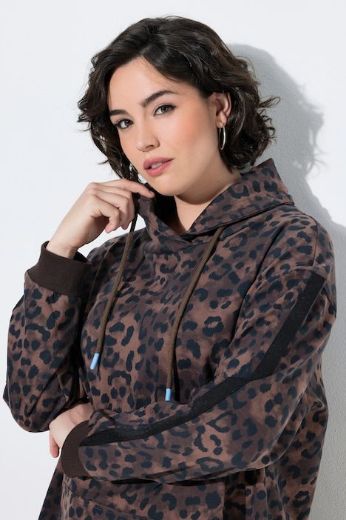 Plus size veliki brojevi Majica dugih rukava s kapuljačom za punije