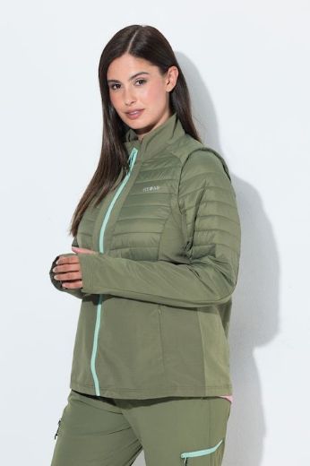Plus size veliki brojevi Jakna funkcionalna s odvojivim rukavima za punije